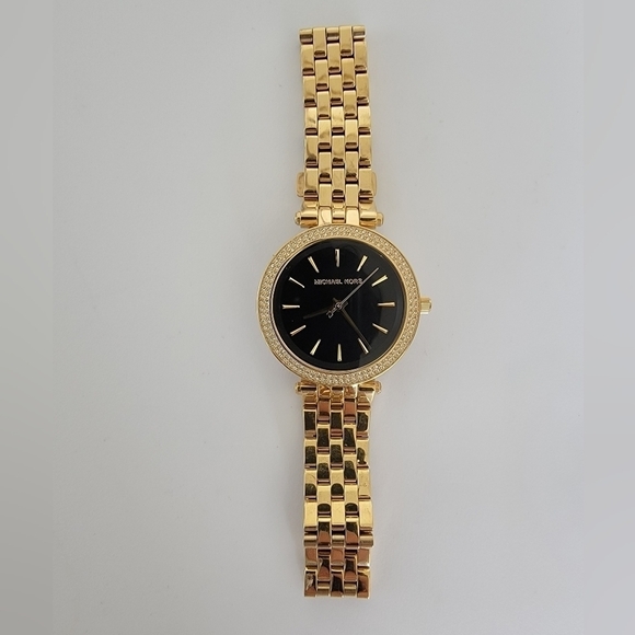 Michael Kors Mini Darci Pave Gold Tone Ladies Watch - Picture 1 of 12